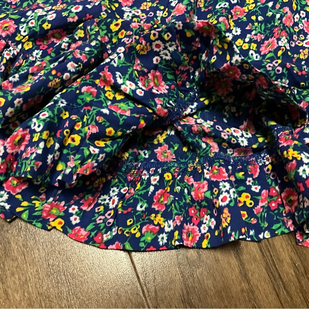 NWT Ralph Lauren Floral Romper Off-Shoulder Festival Concert Coastal Cowgirl - Picture 5 of 6